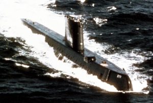 Спущена на воду первая в мире атомная подводная лодка USS Nautilus (США)