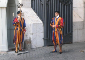 Прибытие первых швейцарских гвардейцев в Ватикан