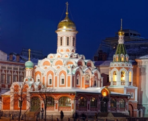 В Москве на Красной площади открыт восстановленный Казанский собор