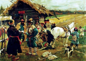 Царским указом запрещен переход крестьян от одного хозяина к другому