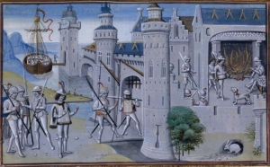 Герцог Леопольд V Австрийский взял в плен английского короля Ричарда I Львиное Сердце