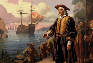 Христофор Колумб с небольшой флотилией из четырёх судов и экипажем в 150 человек отплыл из Кадиса в своё последнее, четвёртое путешествие в Америку.