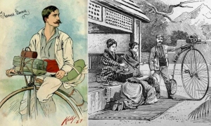 Завершение первого кругосветного путешествия на велосипеде