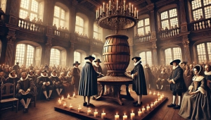 Первая государственная лотерея в Англии