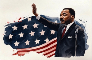 Первый официальный День Мартина Лютера Кинга в США