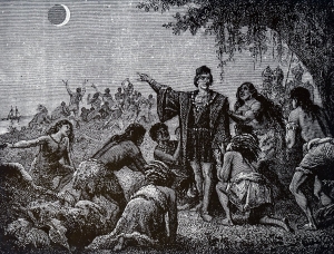 Лунное затмение и Колумб