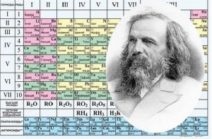 Дмитрий Менделеев представляет Периодическую таблицу