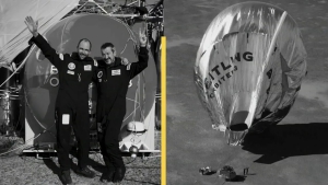 После 478-часового путешествия Бертран Пикар и Брайан Джонс стали первыми людьми, облетевшими Землю на воздушном шаре