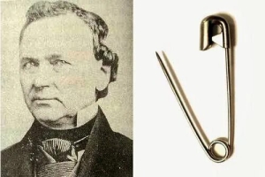 Американец Уолтер Хант запатентовал безопасную булавку