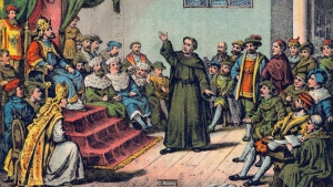 Мартин Лютер отказался отрекаться от своих взглядов на Вормсском рейхстаге