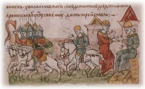 На пиру у киевского боярина Петрилы отравлен князь Суздальский и Киевский Юрий Долгорукий