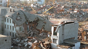 Землетрясение в Нефтегорске на Сахалин