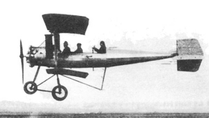 Поднялся в воздух первый аэроплан с пилотом и двумя пассажирами, «Блерио XII»