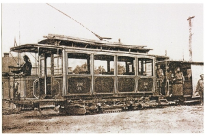 В Киеве пущен первый в Российской империи электрический трамвай