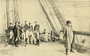 Наполеон сдался в плен капитану английского корабля «Беллерофонт»