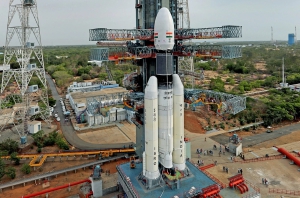 Запуск первого индийского спутника (космодром Шрихарикота)