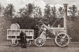 Английский изобретатель Джордж Стефенсон провёл первое испытание паровоза