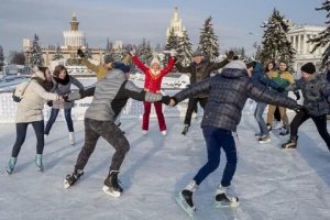 День поездки на каток с друзьями