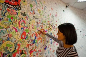 День рисования на стенах