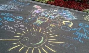 День рисования мелом на асфальте