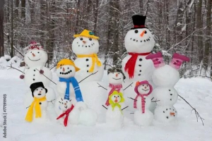 День лепки снеговика